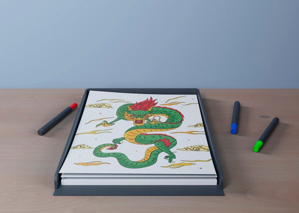 Free Colorful And Artistic Snake Draw On Sheet Psd