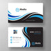 Free Colorful Business Card Mock Up Psd