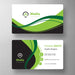 Free Colorful Business Card Mock Up Psd