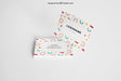 Free Colorful Business Card Mockup Psd