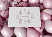 Free Colorful Easter Eggs With Card Mockup Psd
