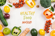 Free Colorful Veggies Vegan Food Mock-Up Psd