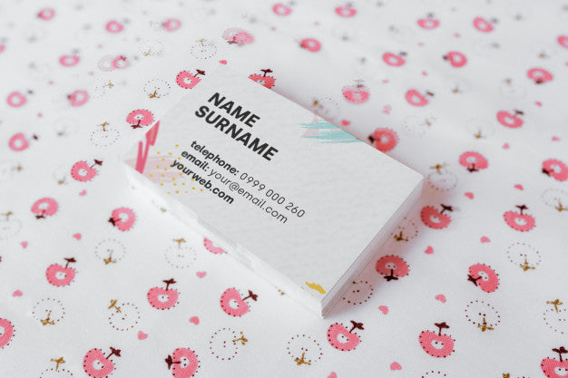 Free Colors Business Card Mock Up Psd