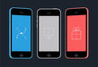 Free Colourful Iphone 5C Mockups