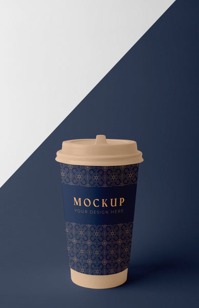 Free Composition Of Coffee Shop Cup Mock-Up Psd