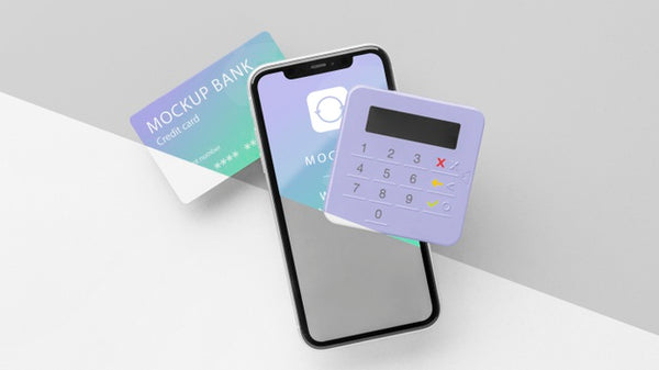 Free Composition With Smart Payment App Mock-Up Psd