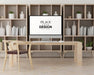 Free Computer On Table In Work Space Psd Mockup Psd