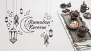 Free Copyspace Mockup With Ramadan Concept Psd