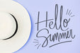 Free Copyspace Mockup With Summer Concept Psd