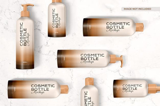 Free Cosmetic Bottle Mockup Psd