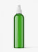 Free Cosmetic Bottle With Mist Spray Mockup / Green