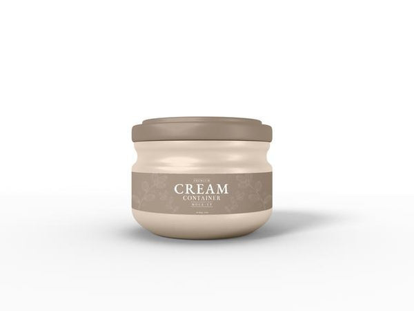 Free Cosmetic Cream Container Packaging Mockup Psd