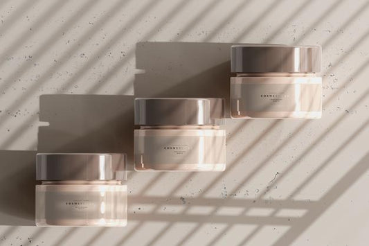 Free Cosmetic Jar Mockup Psd