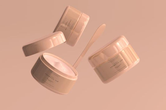 Free Cosmetic Jar Mockup Psd