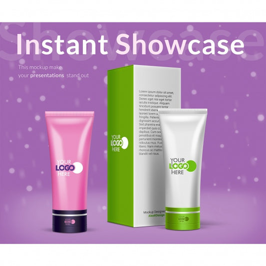 Free Cosmetic Packaging Mock Up Psd