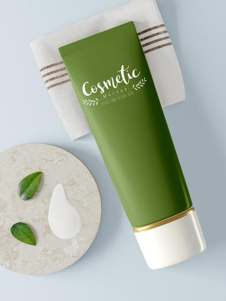 Free Cosmetic Product Packaging Mockup Psd