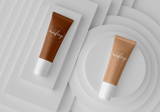 Free Cosmetic Product Packaging Mockup Psd