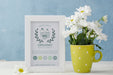 Free Cosmetics Mockup With Flowers Psd