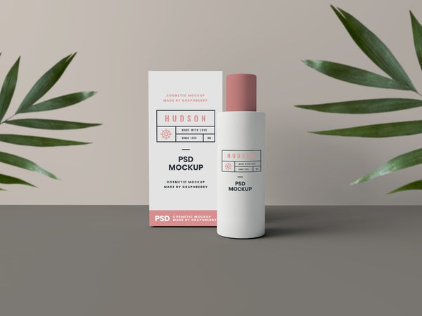 Free Cosmetics Packaging Mockup