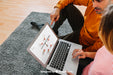 Free Couple Using Laptop Psd