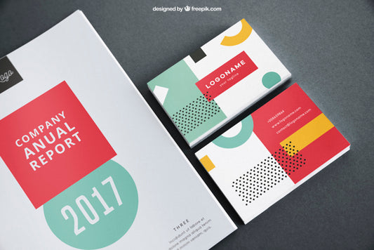 Free Cover And Business Card Mockup Psd