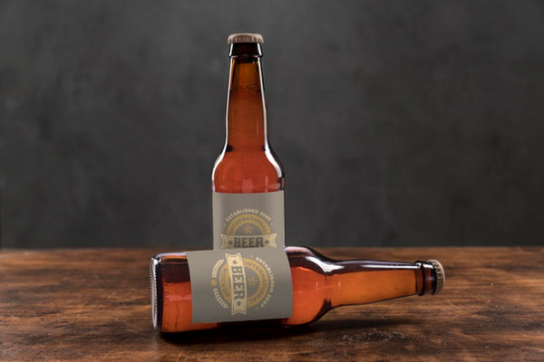 Free Craft Beer Concept Mock-Up Psd