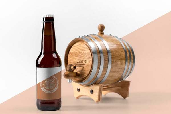 Free Craft Beer Concept Mock-Up Psd