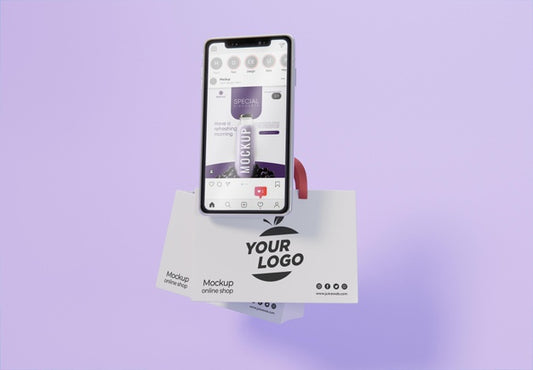 Free Creative Business Assortment With Smartphone Mock-Up Psd