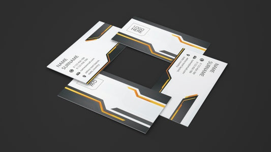 Free Creative Business Card Showcase Psd