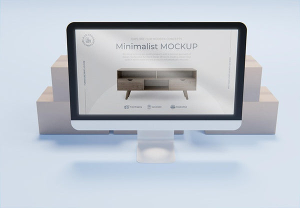 Free Creative Business Composition With Display Mock-Up Psd