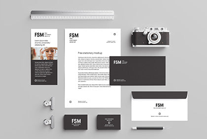 Free Creative Stationery Mockup