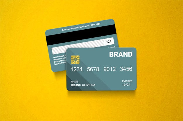 Free Credit Card Mockup Psd