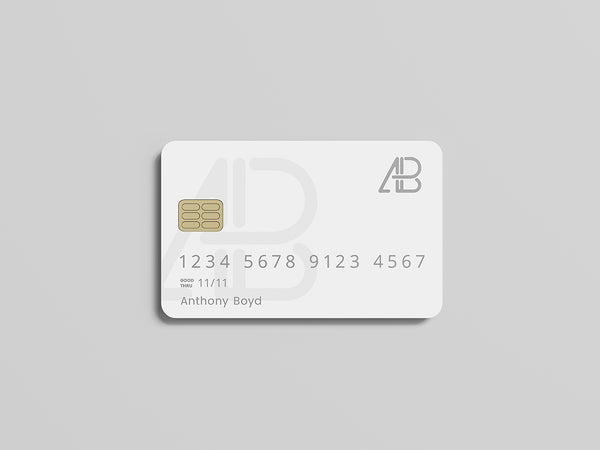 Free Credit Card Mockup