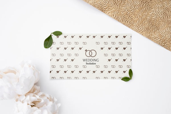 Free Cute Wedding Invitation Card Psd