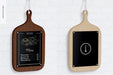 Free Cutting Board Menu Mockup, Hanging Psd