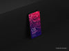 Free Dark Smartphone Mockup Psd