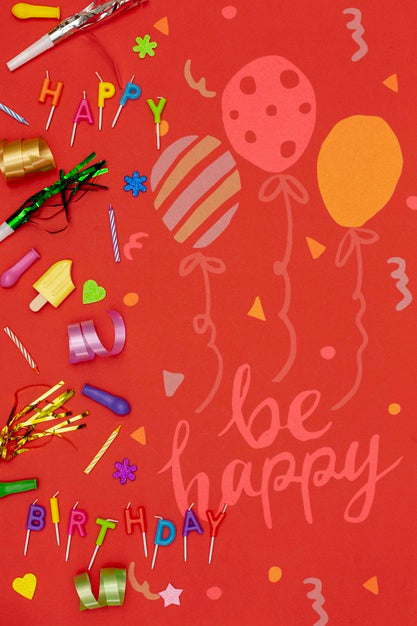 Free Decorations For Birthday Party Psd