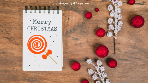 Free Decorative Christmas Mockup Psd