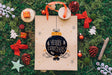 Free Decorative Christmas Mockup With Shopping Bag Psd