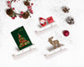 Free Decorative Christmas Mockup With Sledges Psd