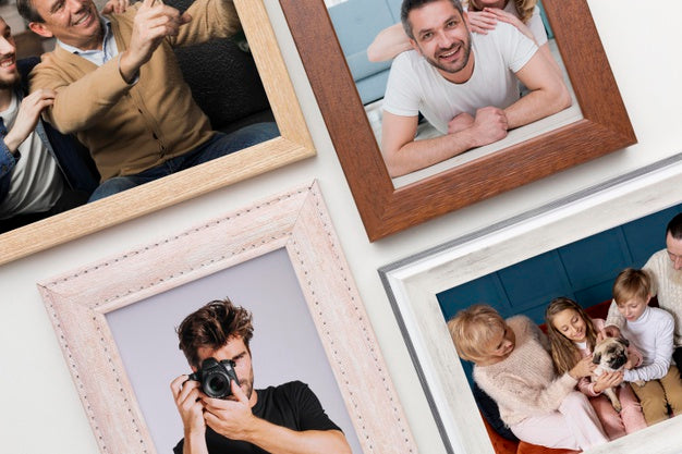 Free Decorative Frame Concept Mock-Up Psd