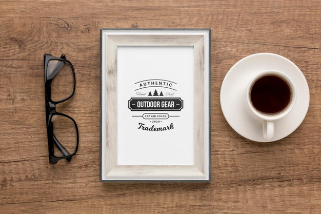 Free Decorative Frame Concept Mock-Up Psd
