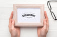 Free Decorative Frame Concept Mock-Up Psd