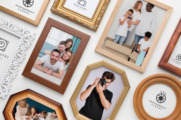 Free Decorative Frame Concept Mock-Up Psd