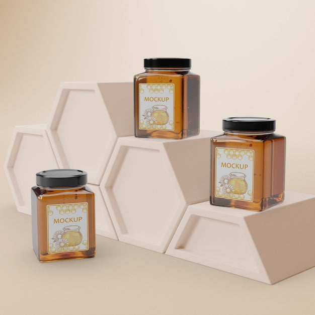 Free Delicious Honey Product On Table Psd