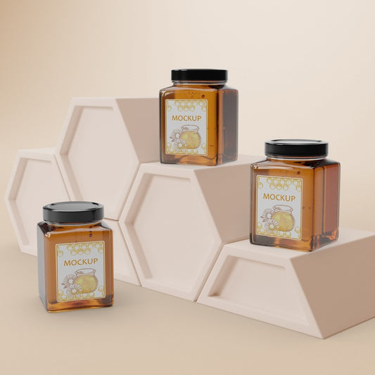 Free Delicious Honey Product On Table Psd
