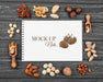 Free Delicious Nuts Concept Mock-Up Psd