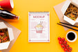 Free Delicious Street Food Concept Mock-Up Psd