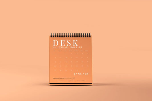 Free Desk Calendar Mockup Psd