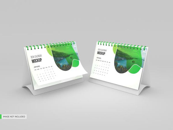 Free Desk Calendar Mockup Psd